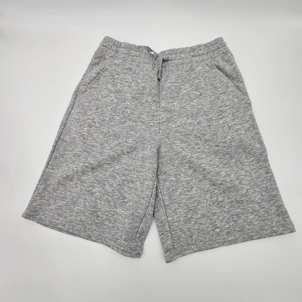 Epic Threads Kids Knit Shorts Drawstring Heather Sterling Grey S  7-8 NEW